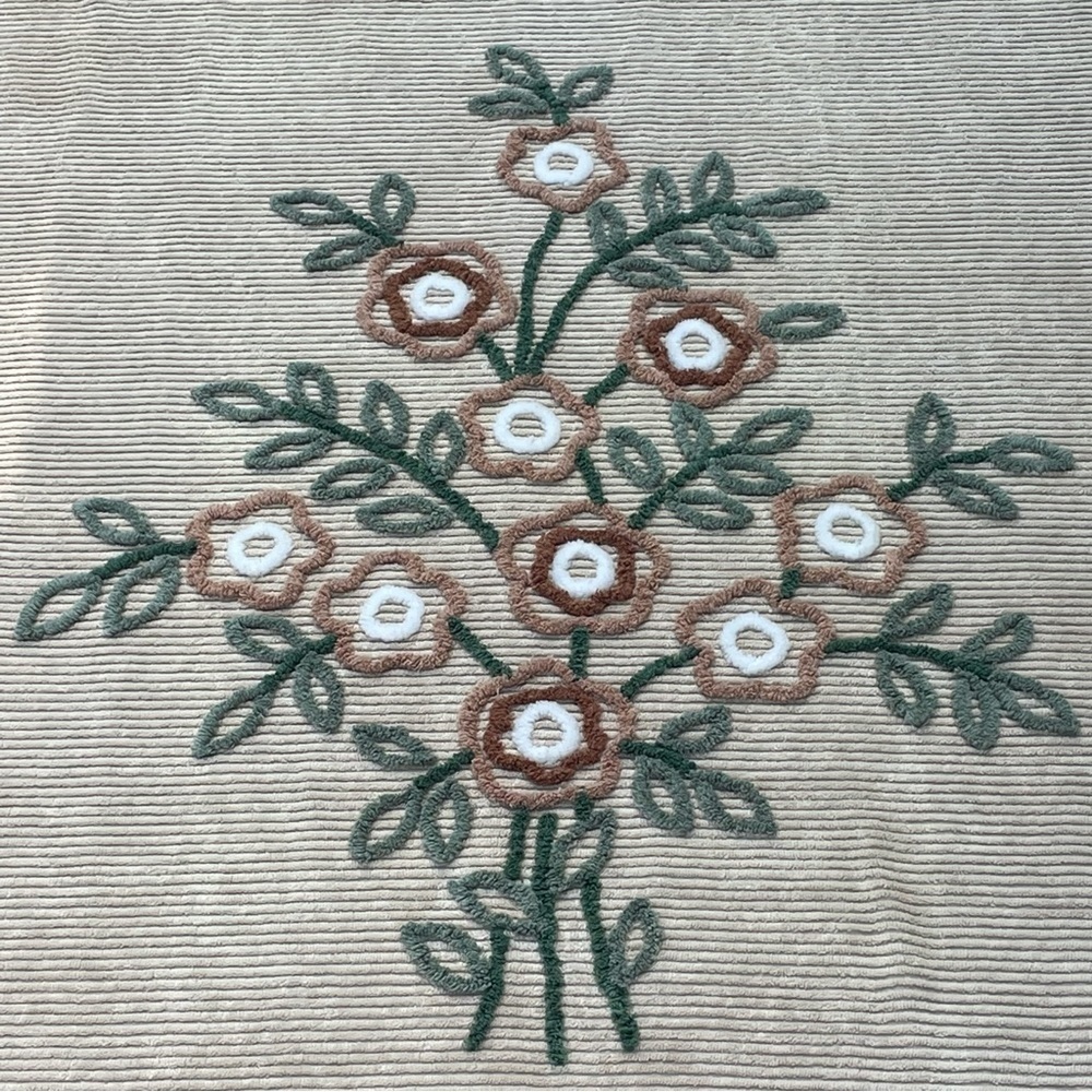 Queen Size Chenille Bedspread Made in Italy